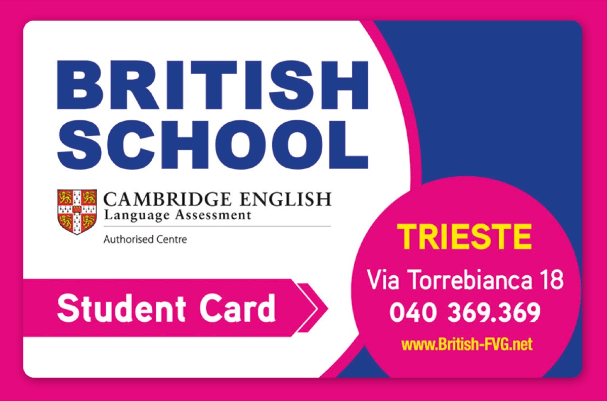 La Student Card della British School FVG