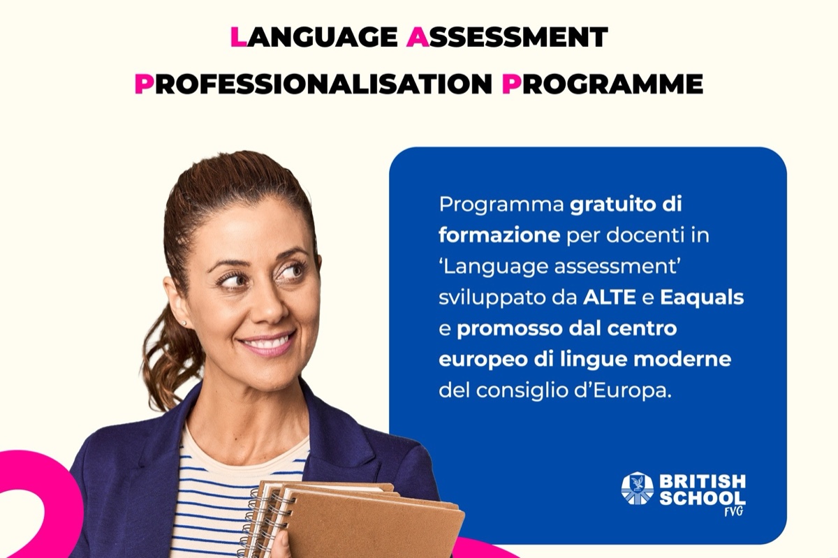 La locandina del Language Assessment Professionalisation Programme